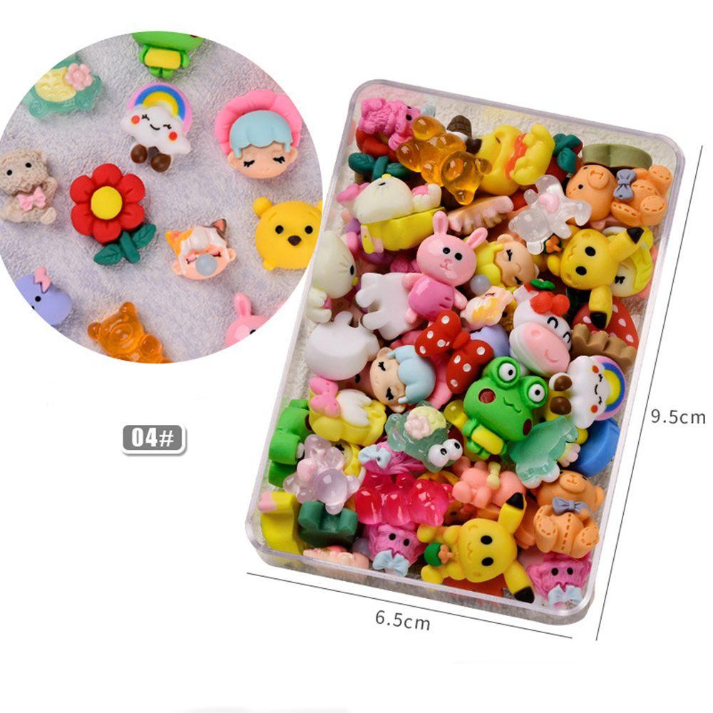 Manicure Kawaii Accessories Rhinestones Bear Nail Decoration Butterfly 3D Special Design