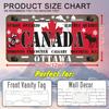 D Flat Pc D Flat Canadian Themed Aluminum Wall Hanging UV Printed Decorative Plaque X Cmx Inches for Home