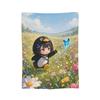 Gugu Gaga Penguin Blanket Cute Flannel Throw Blankets Airplane Travel Portable Soft Warm Bedspread