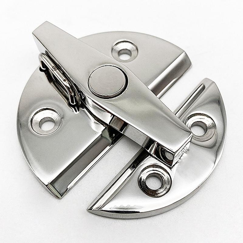 SXR-Marine Grade Stainless Steel Boat Door Cabinet Hatch Round Turn Button Twist Catch Latch Marine Hardware Accessories