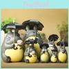 Totoro My Neighbor With Umbrella Pvc Action Figures Model Toy Gifts Decoration