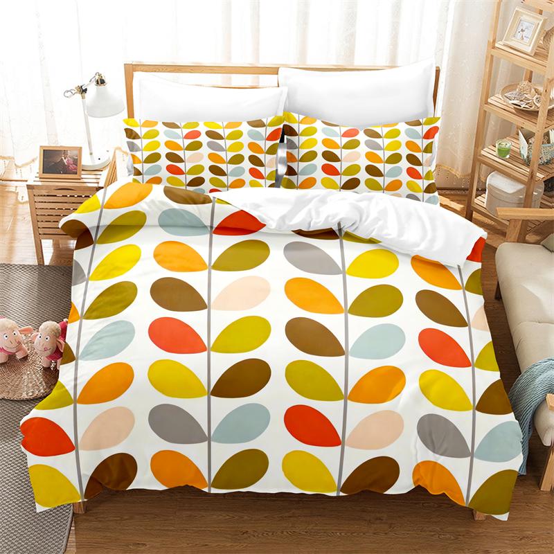 Creative Leaves Bedding Set Purple Tree Duvet Cover Set 3d Digital Printing Bed Linen Queen King Size Bedding Set Fashion Design