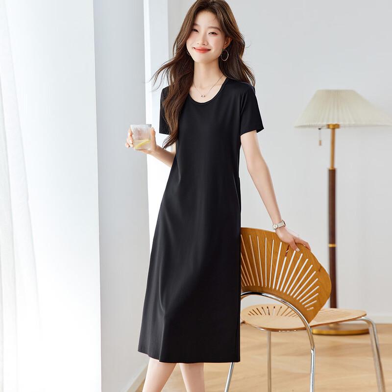 

Srcr Mulberry Silk Blend Casual T-Shirt Dress L