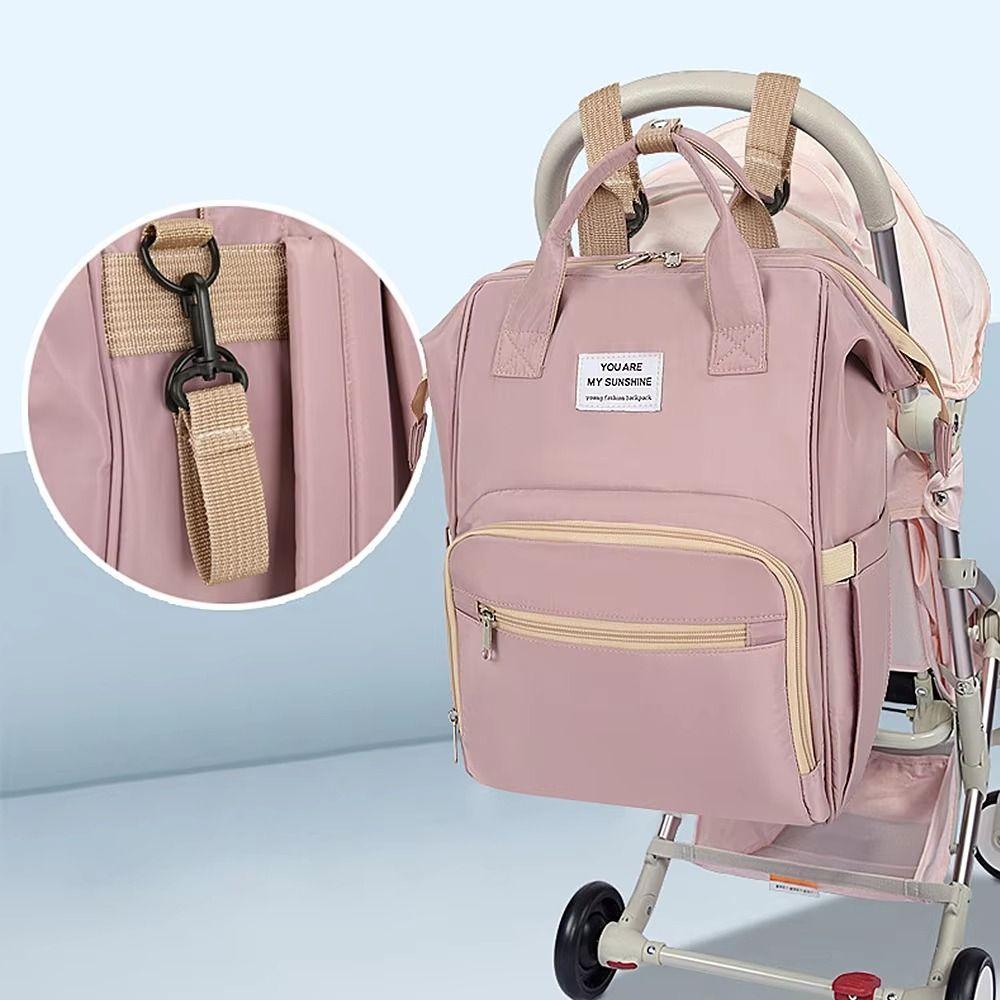 Portable Mommy Bag Multi-Functional Baby Diaper Backpack Mom's Outting Bag  for Nursing