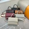 Genuine Leather Woven Shoulder Bag Women Large Capacity Crossbody Tote Soft Structured Design Daily Commute Office Use