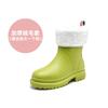 Water shoes high-end rain shoes women's medium tube non-slip rain boots waterproof overshoes rubber shoes water boots