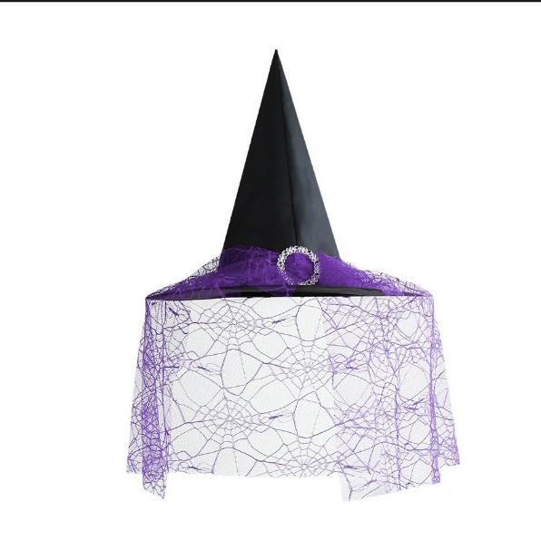 Witch Hat Halloween Costume Headwear for Adults & Kids