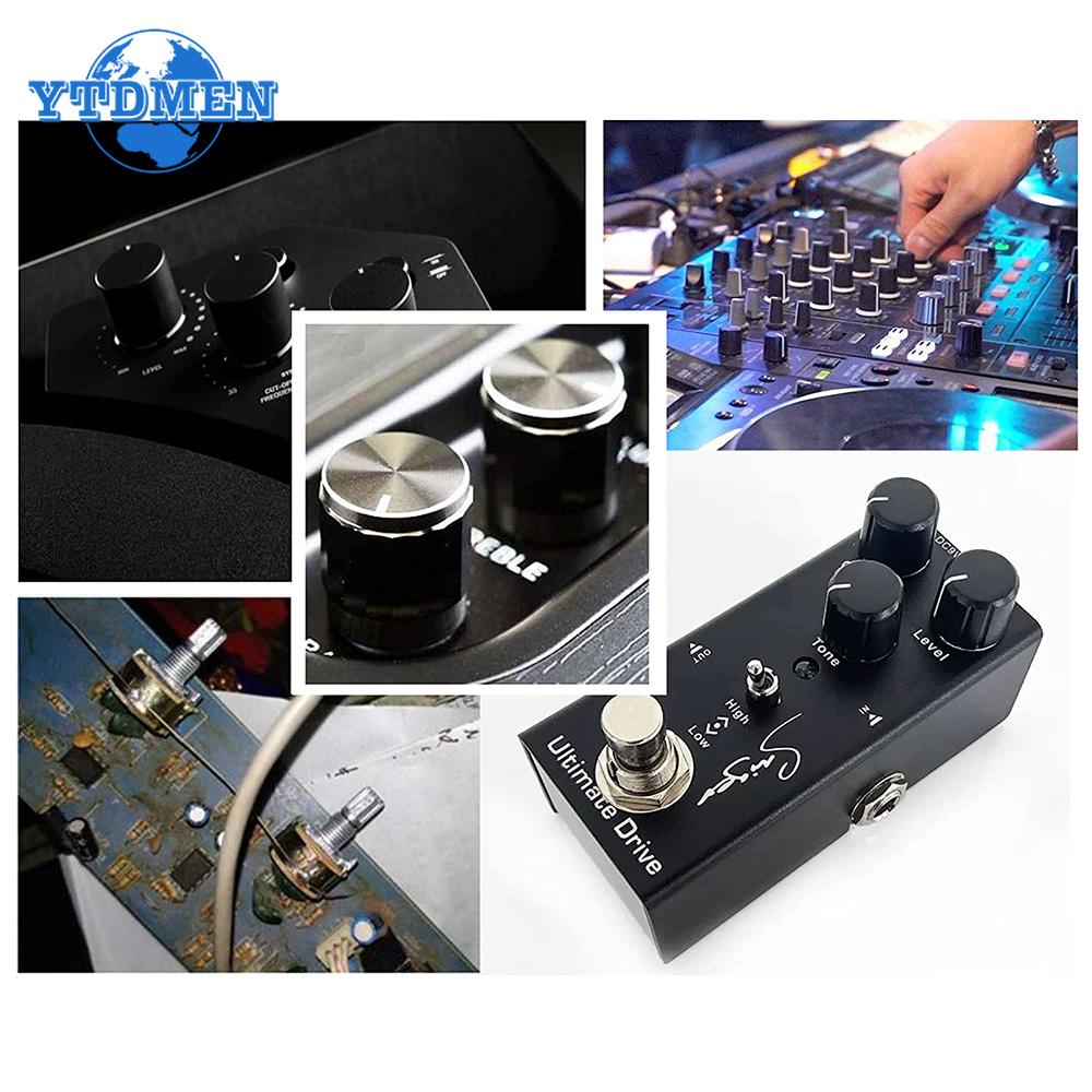 5PCS WH148 6Pin Rotary Potentiometer B1K B2K B5K B10K B20K B50K B100K B500K 20MM Shaft Amplifier Dual Stereo Potentiometers Kit