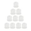 200PCS 5mm LED Holders Flat Buckle Light Emitting Diode Clips Plastic Mounting Holder White