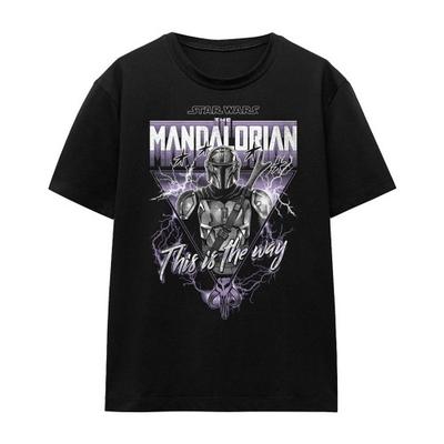 Star Wars: The Mandalorian Womens/Ladies This Is The Way Heavy Metal T-Shirt