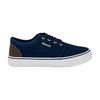 Mens Donnie Contrast Panel Canvas Trainers