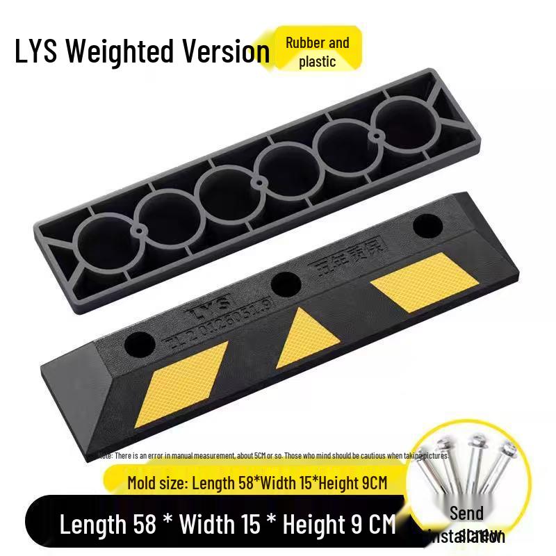 Rubber Wheel Stopper and Parking Aligner
