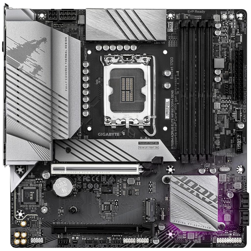 GIGABYTE B760M AORUS ELITE WIFI6E DDR4 GEN5 Intel B760 Motherboard B760M A E WF6E D4 G5 MB6762 Micro-ATX