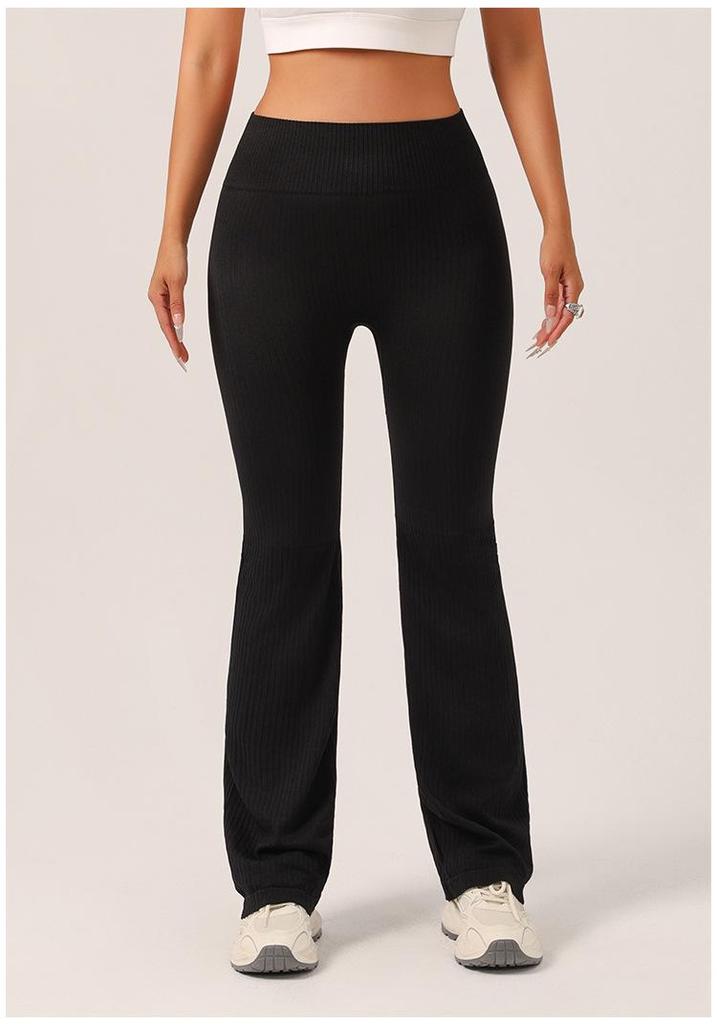 Women's Quick-Dry High Waist Tummy Control Flare Yoga Pants