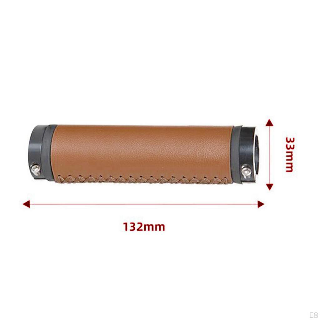 Shockproof Bike Handlebar Grips, 130mm 22.2mm On Comfortable for MTB Cycling Foldable Bicycle