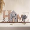 Holz HOME Ornament Einfaches Design Holzbuchstabenbrett Modische Holzhandwerkskunst Hochzeitsdekoration