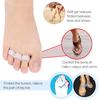 Professional Comfortable Pain Relief 3 Holes Silicone Toe Separator Hallux Valgus Corrector