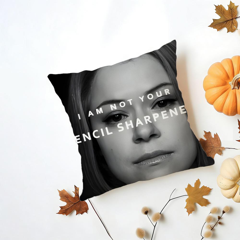 RRachel Duncan Cushion Cover Washable Linen Pillowcase Soft for Daily Sofa Bed Home Room Decor