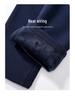 Kids' Navy Blue Fleece Sports Pants - Thick, Grey, Lambswool, Primary School Uniform Pants for Autumn/Winter