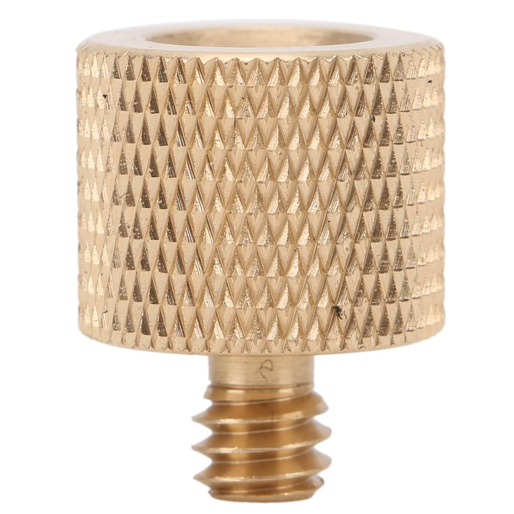 Brass Screw Adapter 1 4 Inch Male to 3 8 Inch Female Tripod Thread Reducer Screw Adapter
