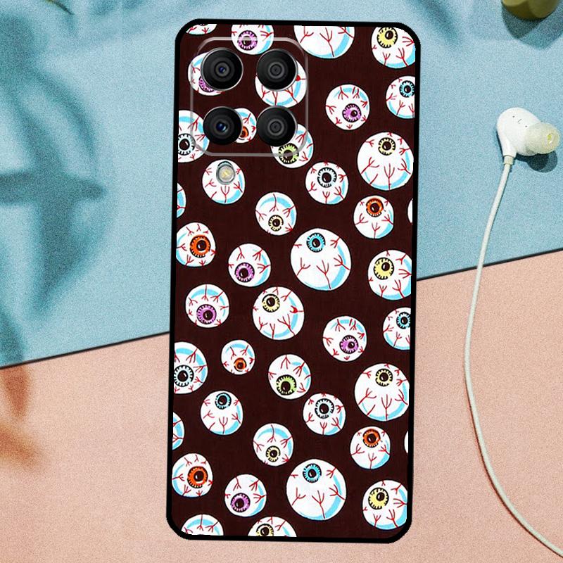 Crazy Eyeball Pattern For Samsung Galaxy M33 M35 M55 M15 M12 M13 M14 M34 M54 M53 M21 M31 M11 M32 M52 M06 M16 Case