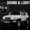 1:24 FJ Cruiser Prado LC250 Car Model Toy Metal Diecast Sound Light Shock Absorption Off-road Vehicle Simulation Boys Gifts