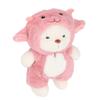 Bear Stuffed Animal Soft 30cm Cute Adorable Plush Toy with Hoodie Clothes for Birtyday Party Decor