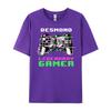 Desmond Legendary Gamer Personalized Clothing Mens T Shirt Graphic Shirts Funny T Shirts