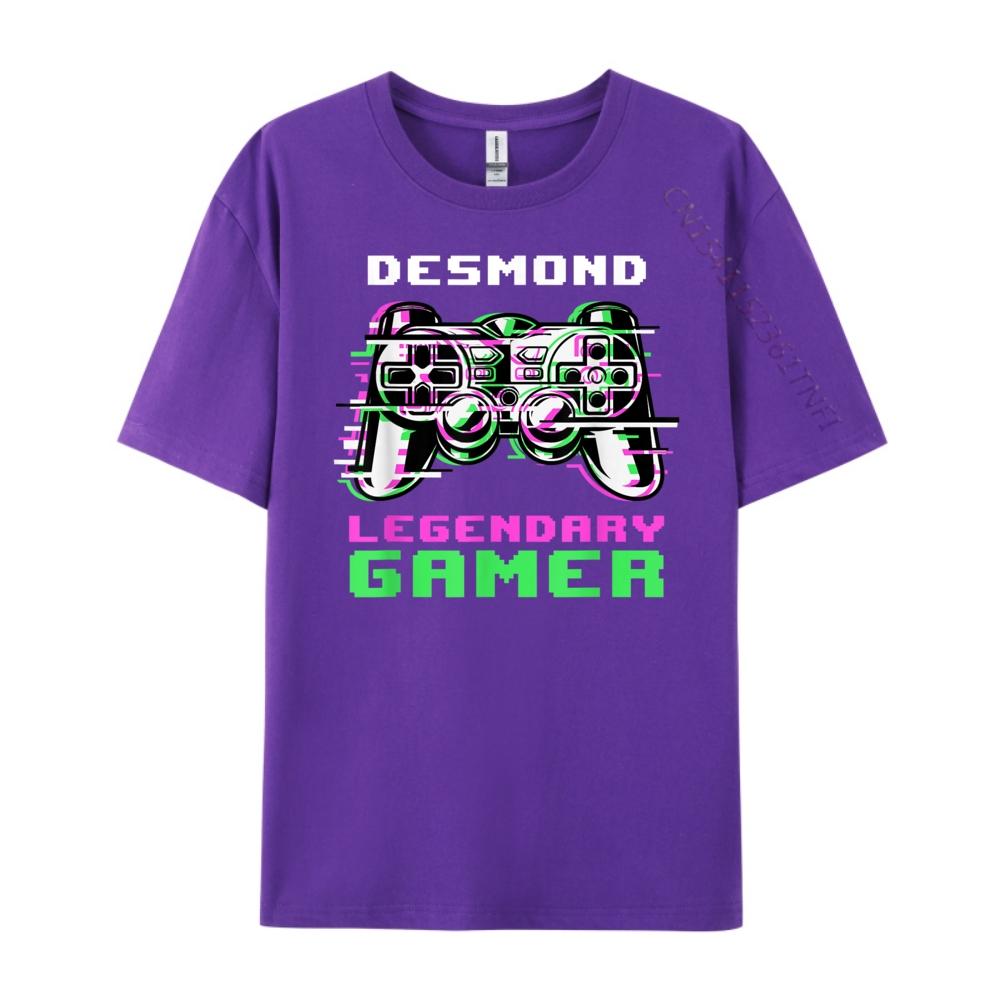 Desmond Legendary Gamer Personalized Clothing Mens T Shirt Graphic Shirts Funny T Shirts
