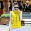 Womens Candy Color Hooded Puffer Vest Plus Size Sleeveless Jacket 2026 Fall Casual Outerwear