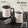 GOOM Rose Whispers Stainless Steel Coffee Mug