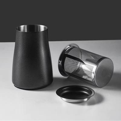 3 In 1 Coffee Powder Filter Powder Cup Stainless Steel Coffee Powder Sifter with Lid Bean Grinder Powder Cup Coffee Brewing Tool