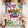 104 Page Weight Loss Planner Diary Journal Motivation Measurements Tracking