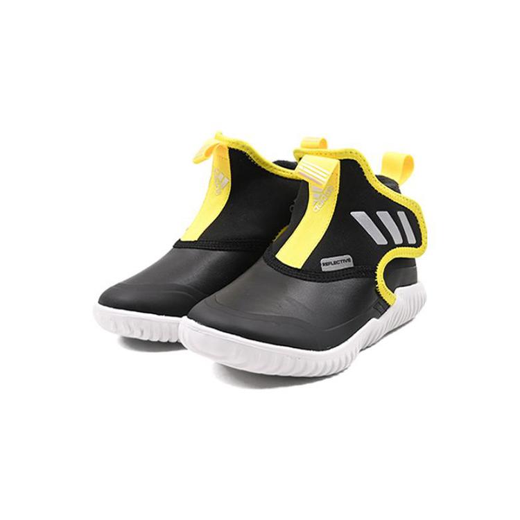 New Adidas Rapidazen Mid Anti Slip Wear Resistant Mid Top Kids' Training Shoes Black Kids' GX7128