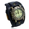 Unisex Punk Retro Leather Watch Bracelet – Versatile Fashion Hip Hop Style