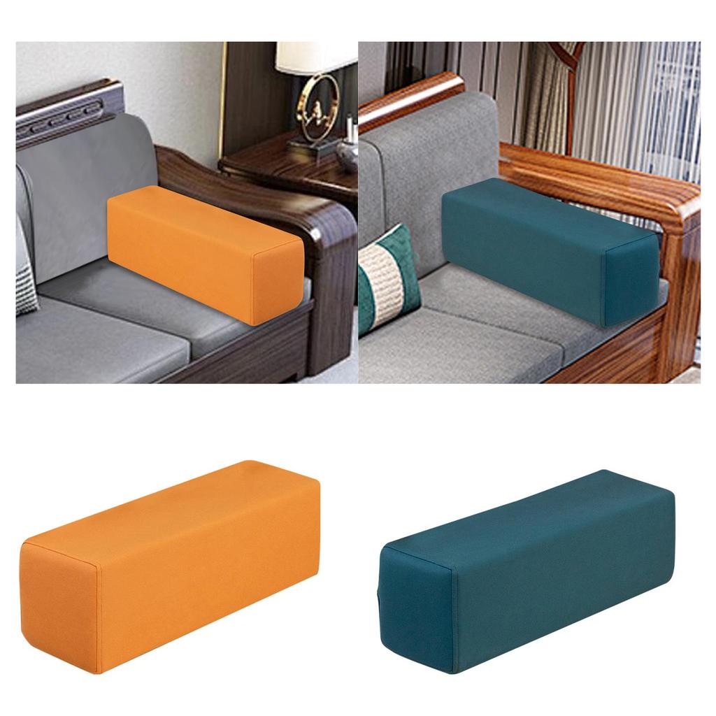 Sofa Arm Rest Pillow Cushion Multipurpose Elbow Support Pillow Rectangular Pad Armrest for Couch Sofa Car Armchair Working