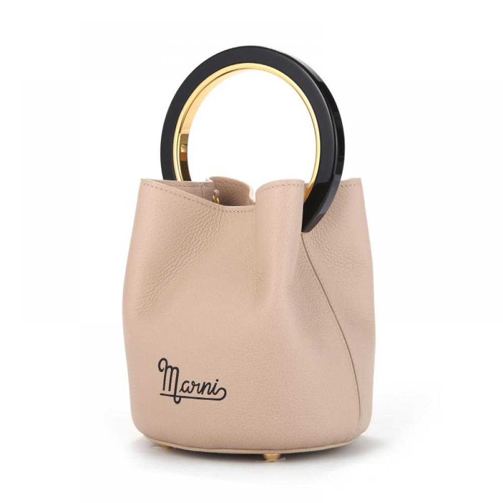 Marni Scmpu09t31 P4566 Z2b46 Pannier Bucket Tote