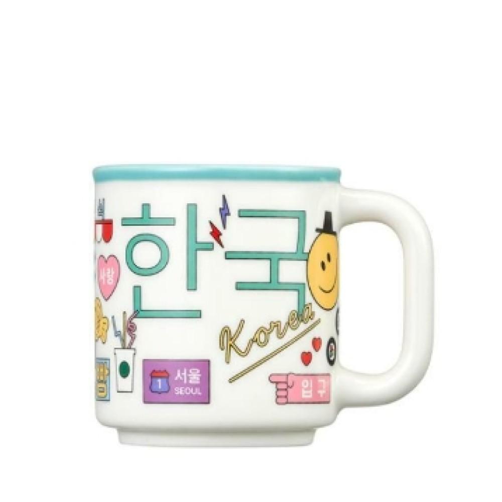 [Starbucks Korea] Korea Limited Hangeul Color-Changing Mug & BTS V-Cup Holder Set (Seoul Cafe Collection)/ Xion Mug Collection