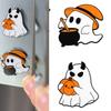 Festive White Specters And Pumpkin Design Alloy Pin Halloween Party Decoration Costume Jewelry