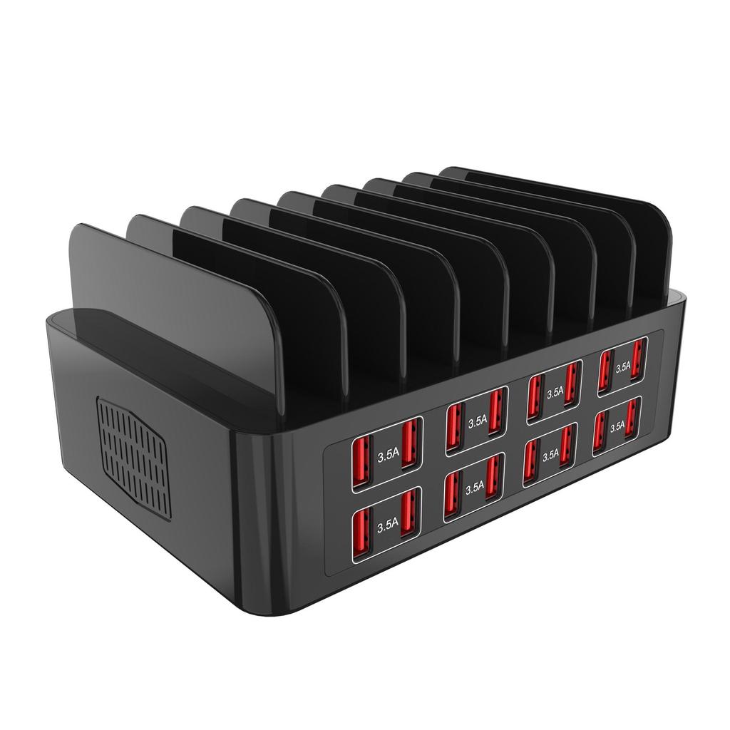 16-Port High Power USB Charging Dock Stand (150W) for Mobile Devices