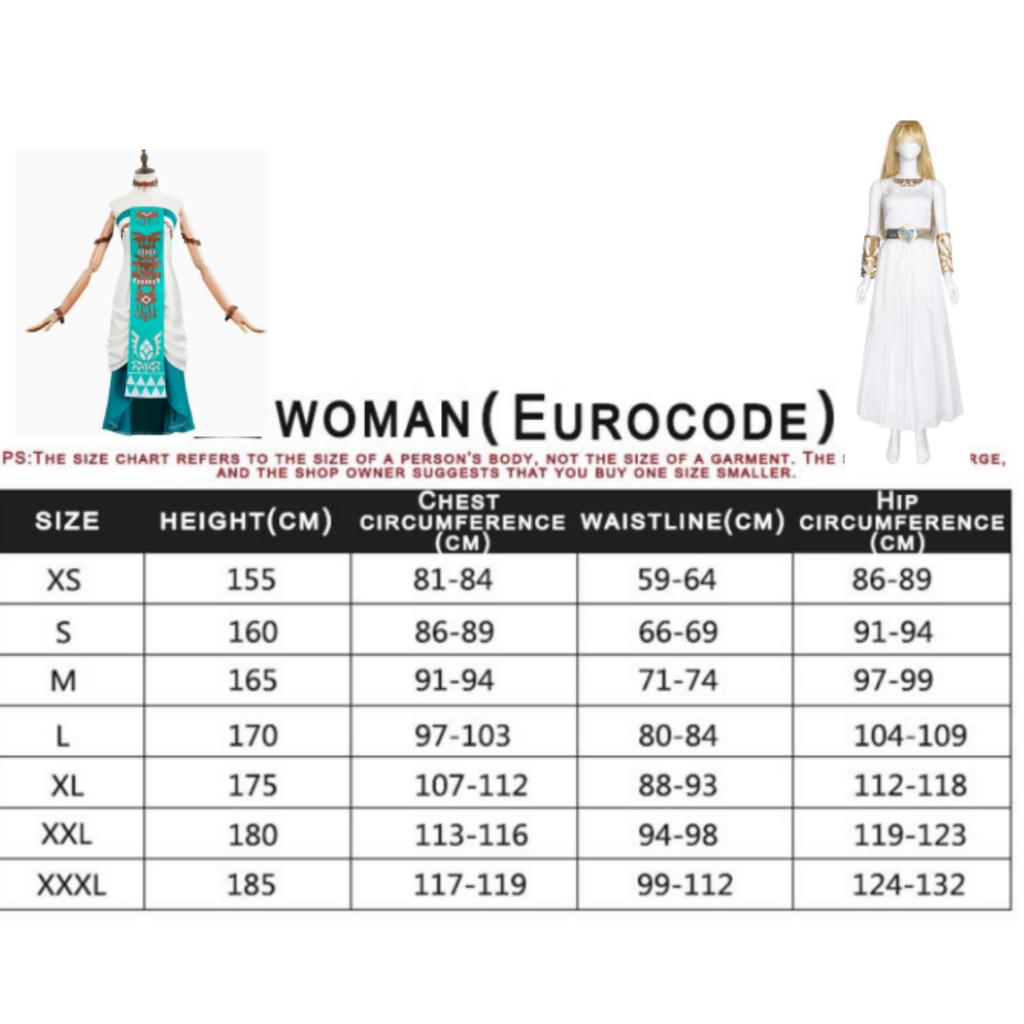 The Legend of Zelda Princess Zelda Cosplay Dress Full Halloween Costume Outfit