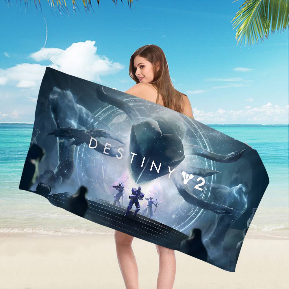 Game D-DestinyS In Stocked Gamer Microfiber Printed Beach Towel Mountain Climbing Yoga Beach Swimming Running Soft Towel