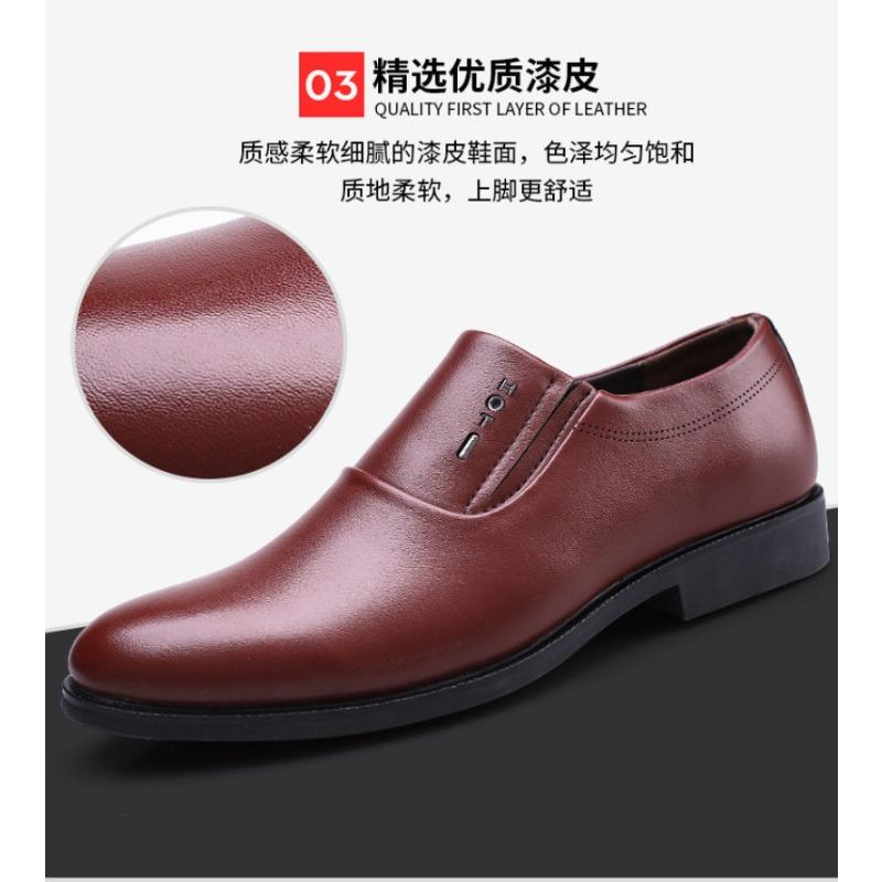 Fashion New Spring/Autumn Loafers for Men Wedding Shoes Patent Leather Men Luxury Shoes Casual Business Men Dress Shoes Slip-On Solid