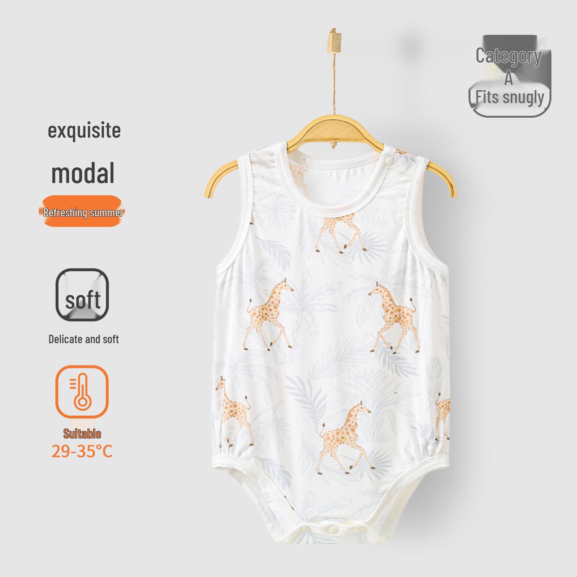 

Аньян Летний комбинезон без рукавов для младенцев и малышей 66 CM