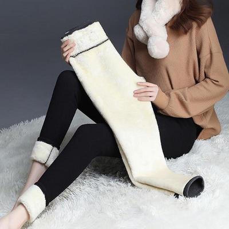 Buy Women Fleece Warm Cashmere Leggings 