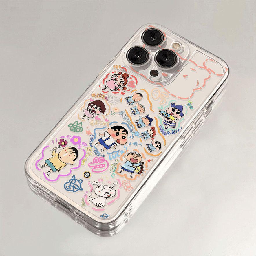 Crayon Shin-chan Cartoon Phone Case for iPhone 17/16 Pro Max/14/13/12/11