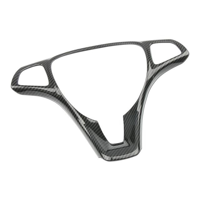 ABS Bilrattknapp Ram Dekorationskolfiberfärg För Mercedes Benz Vito W447 V-klass V260 GLS GLE 2014-2018