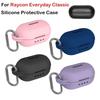 Silicone Headphone Protective Case with Carabiner Anti Drop Earbuds Charging Cover Shockproof for Raycon Everyday Classic