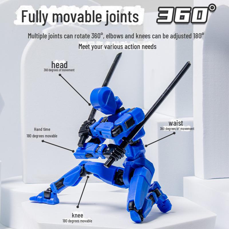3D Movable Jointed Children's Dolls - Decompression Toy