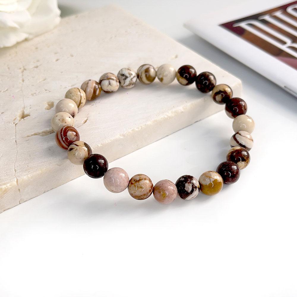 Wholesale 8 Mm Charm Beaded Bracelet Natural Stone Bracelet Crystal Bracelet Natural Stone Beaded Bracelet